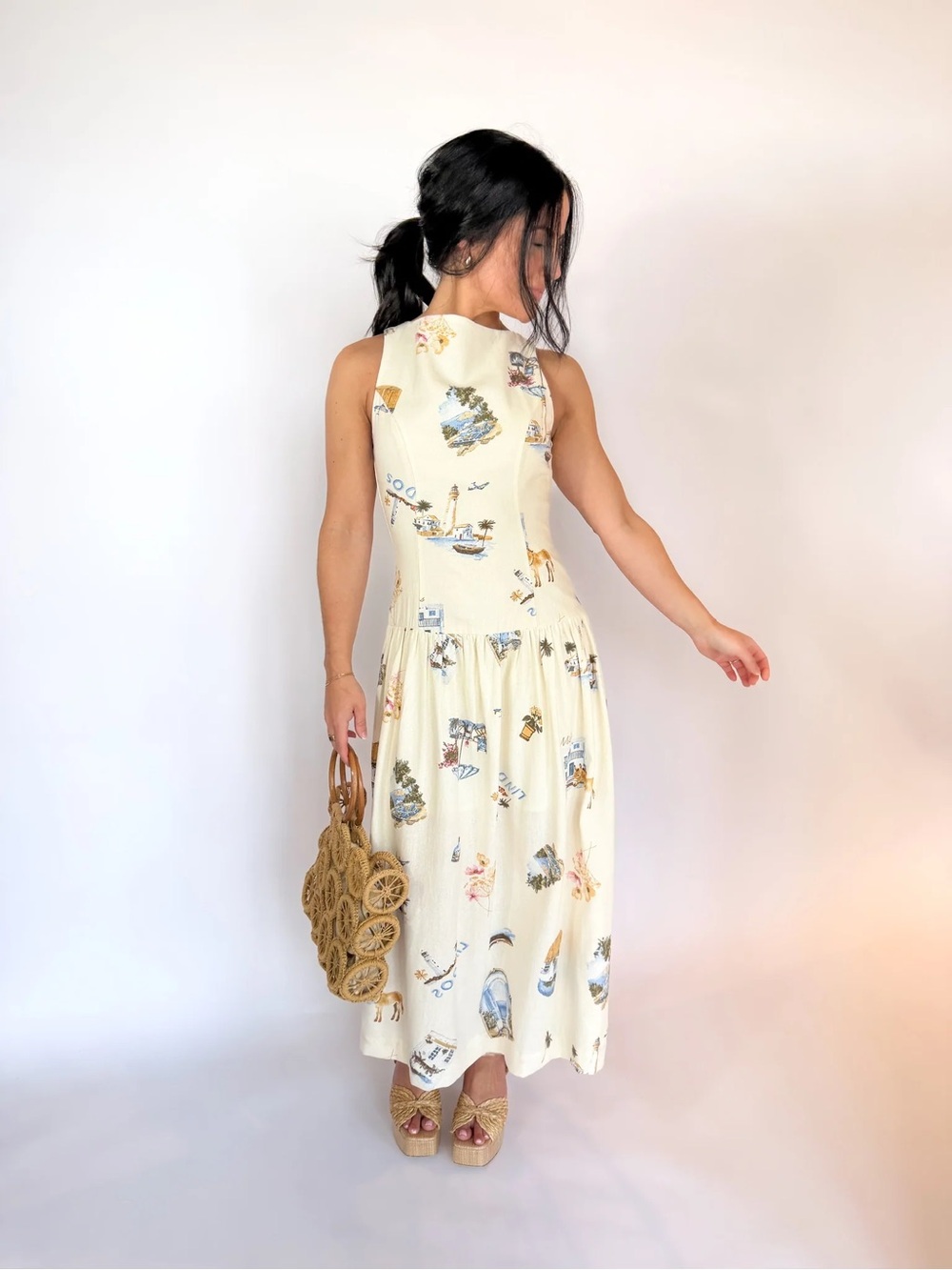 New Release Printed Midi Dress